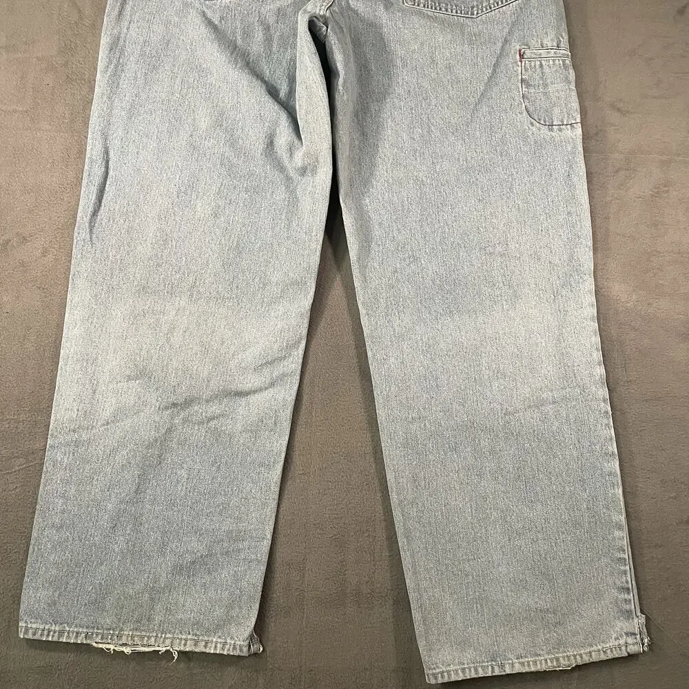Y2K Tommy Jeans Men’s 36x32 Light Wash Carpenter Denim Utility Jeans
